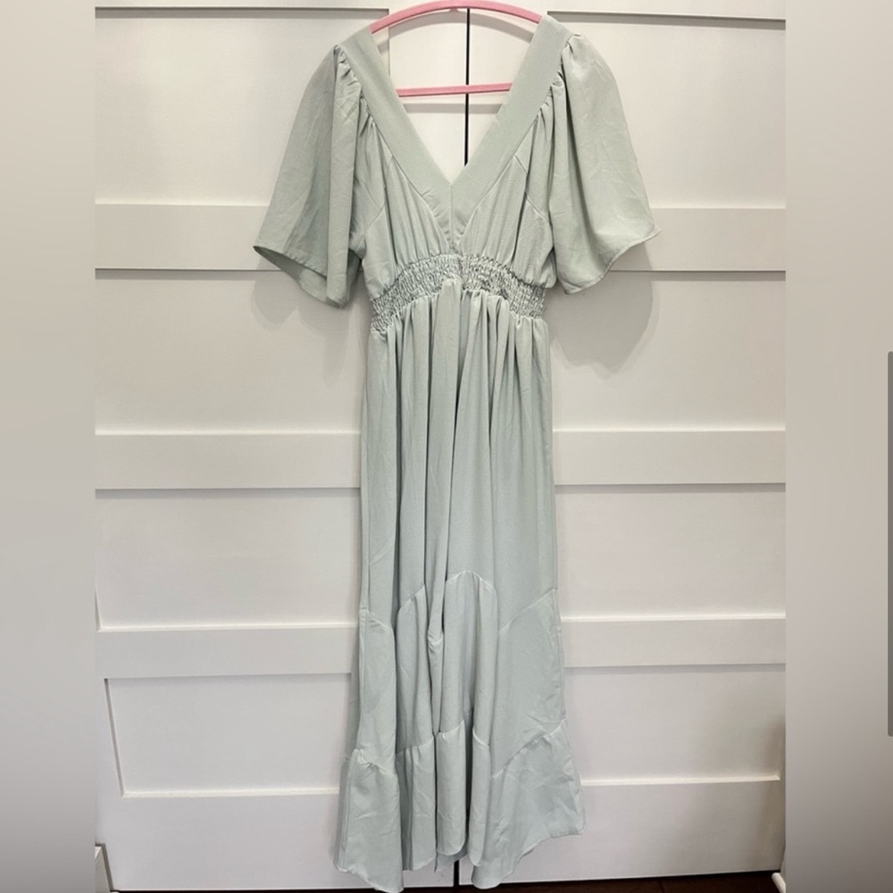 Baltic Born Delilah Maxi Dress in Sage RR. - Picture 6 of 13